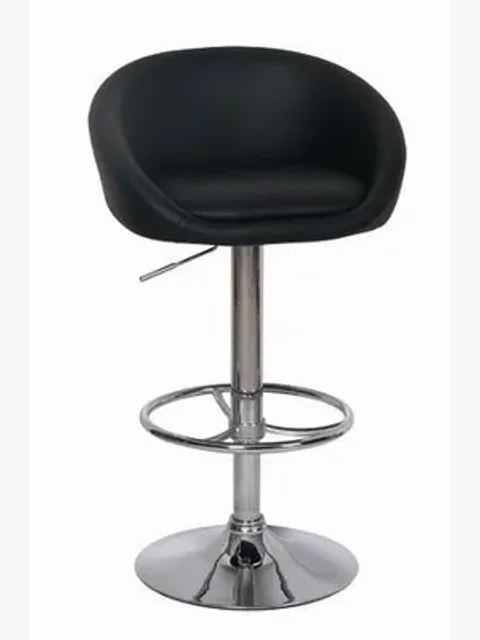 Curved Tub Swivel Bar Stool (T-313G) by Ivy Chairs — A rounded tub seat with low arms on a chrome gas-lift column — reads more as a lounge chair than a stool, popular for hotel lobby bars