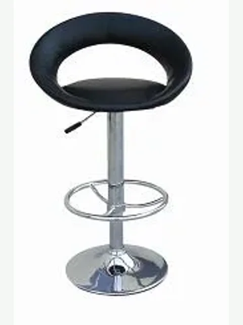 Round-Shell Counter Stool (T-307G) by Ivy Chairs — Open ring-back shell in moulded PU, a light counter stool that stacks visually in a row without looking bulky